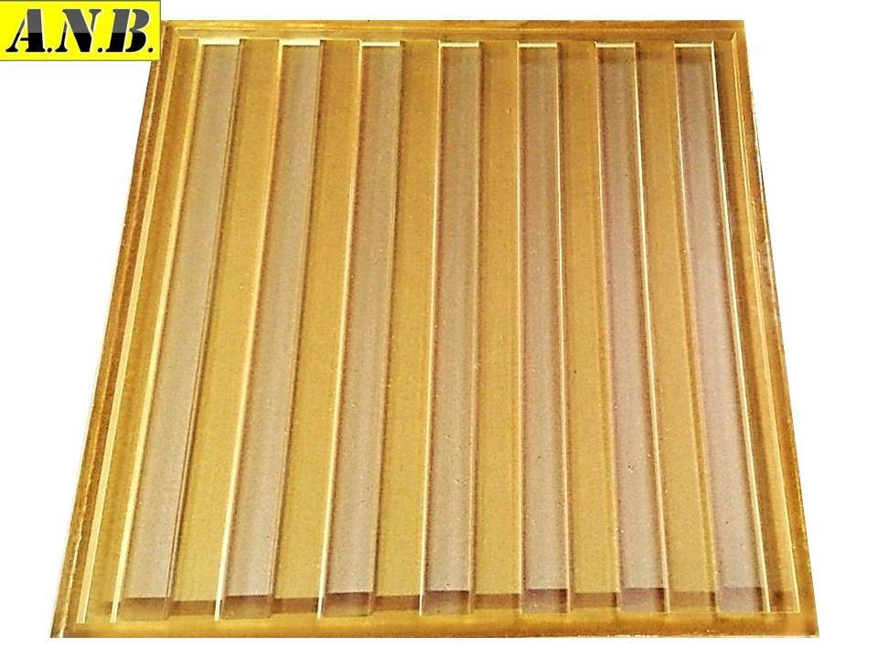 

Гибкая полиуретановая форма для изготовления 3D панелей A.N.B. "ЛИНИИ 7" 50 х 50 х 2 см