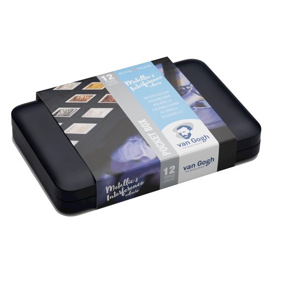 

Набор акварельных красок Pocket box SPECIALTY 12 кювет + кисточка в пластике (200808640)