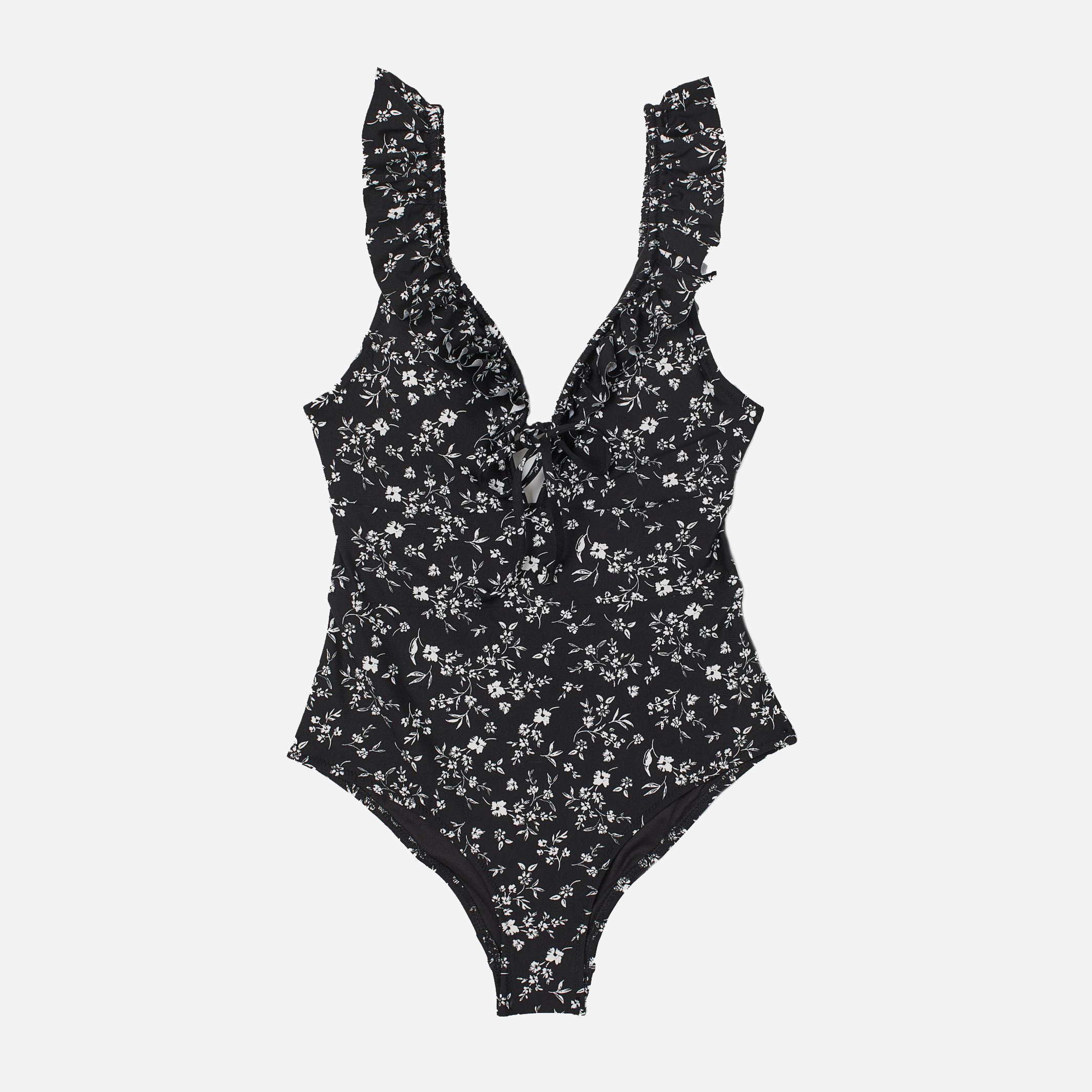 

Купальник слитный женский H&M 97162124 38 Черный