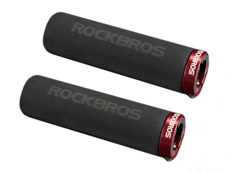 

Грипсы Rockbros Foam Grip, пенные с красными замками