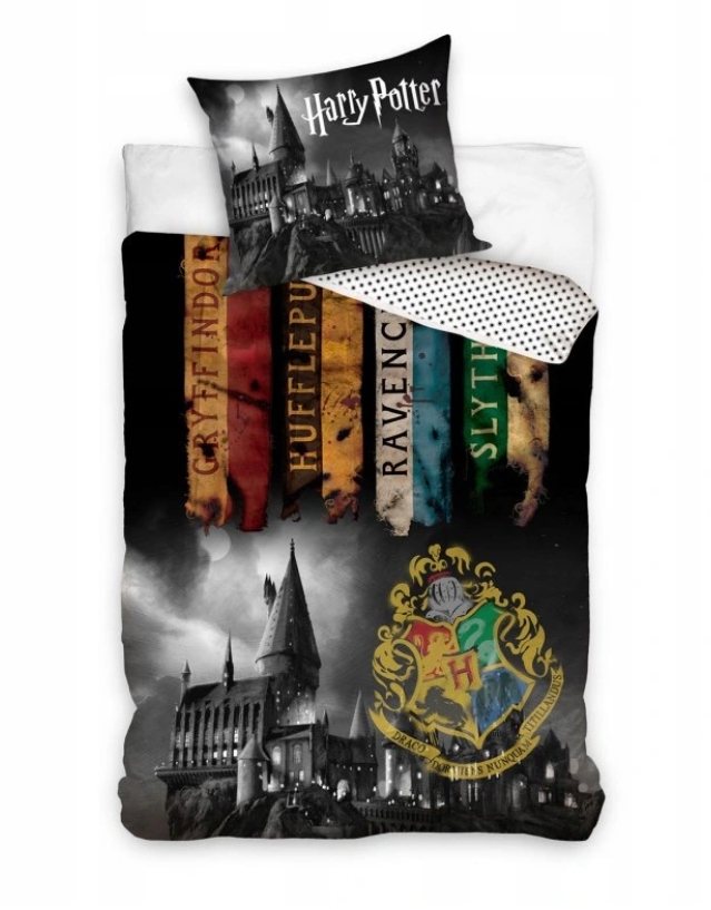

Детское постельное бельё Гарри Поттер Hogwarts Youth (наволочка+пододеяльник) хлопок, по лицензии Harry Potter 140 x 200 см