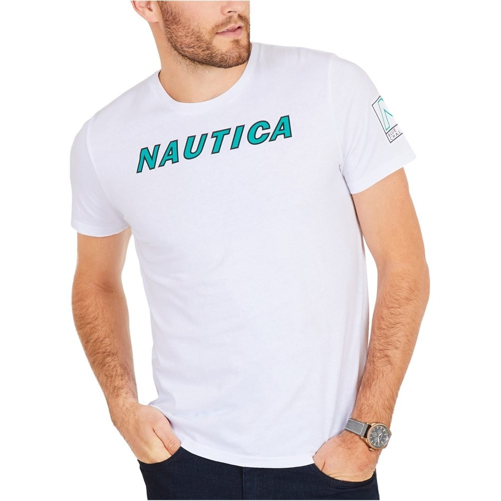 

Мужская футболка Nautica с графическим логотипом,белый,V83501, р, Мужская футболка Nautica с графическим логотипом,белый,V83501, р. XL.