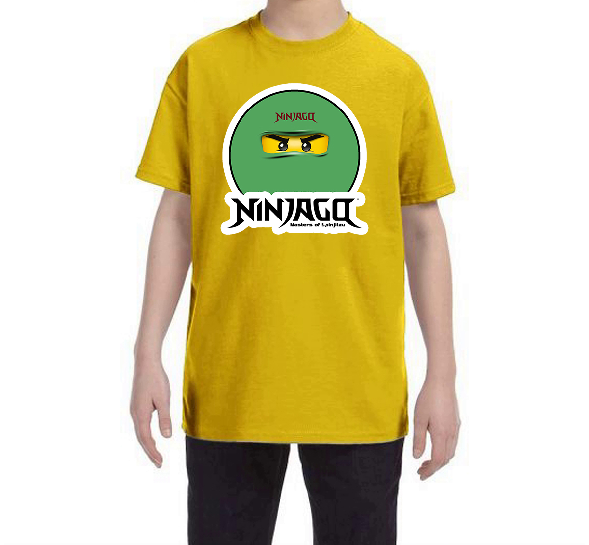 

Футболка для мальчика ArtSvet Лего Ниндзяго (LEGO Ninjago) Желтый 116 рост NNING1STZH