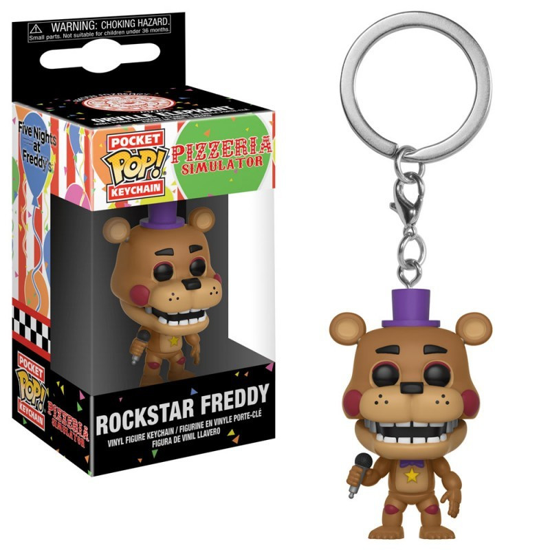 

Фигурка-Брелок Funko Pop Фредди Пять ночей с Фредди Rockstar Freddy Five Night's at Freddy's 4см KC FNAF RF