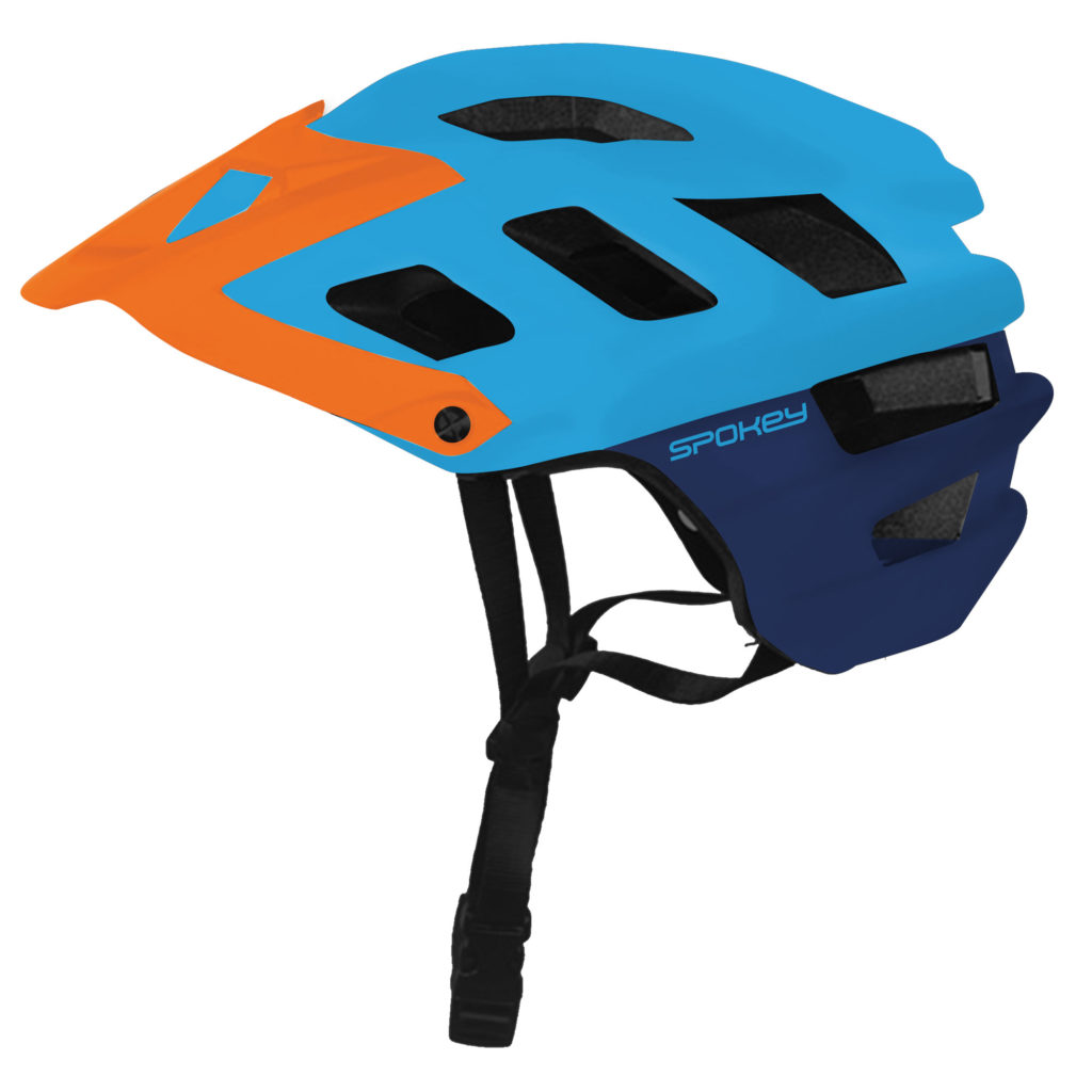 

Велосипедный шлем Spokey SINGLETRAIL 58-61 см Сине-желтый