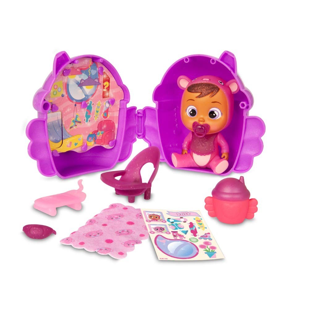 

Лялька сюрприз IMC TOYS Cry Babies Magic Tears міні пласка з будиночком