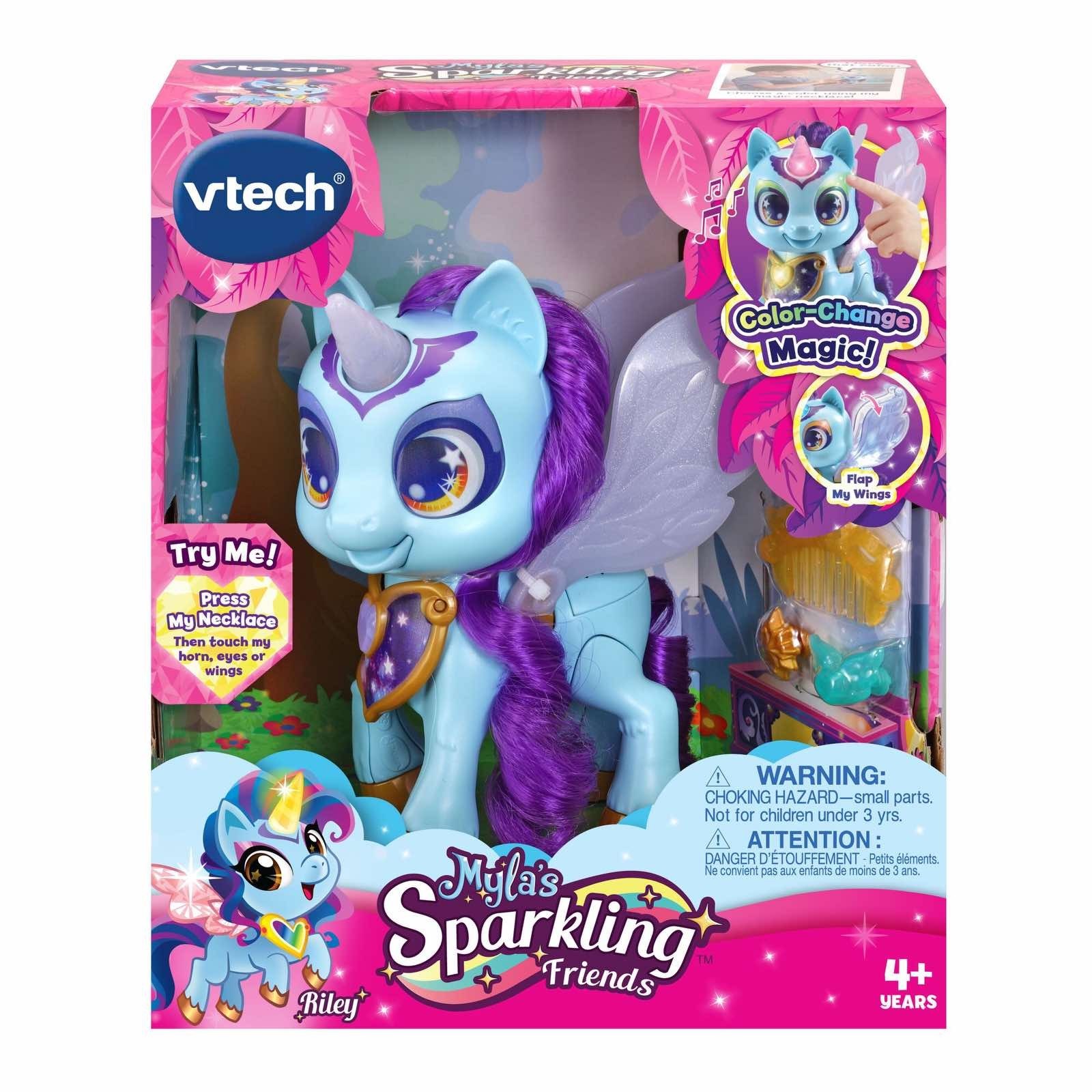 

Інтерактивна іграшка чарівний єдиноріг VTech Mylas Sparkling Friends, Riley The Unicorn