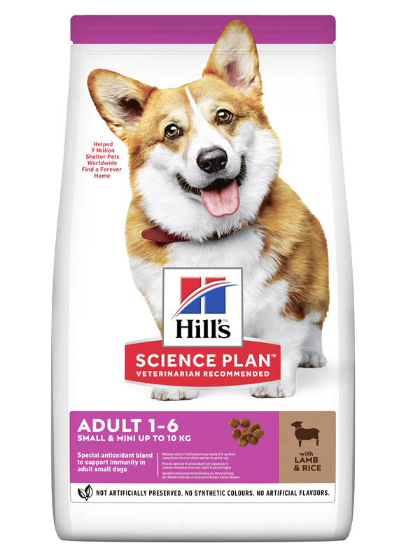 

Сухой корм HILL'S SCIENCE PLAN Adult Small & Mini для собак с Ягненком и Рисом - 6 кг