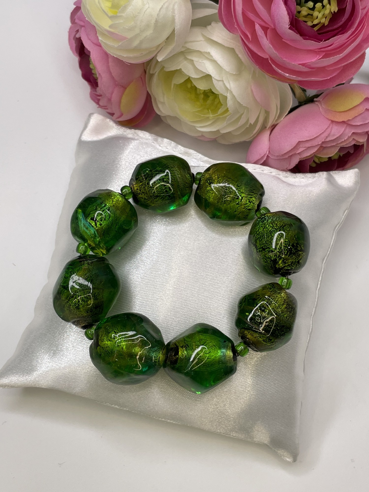 

Браслет TOMMASI из муранского стекла Verde