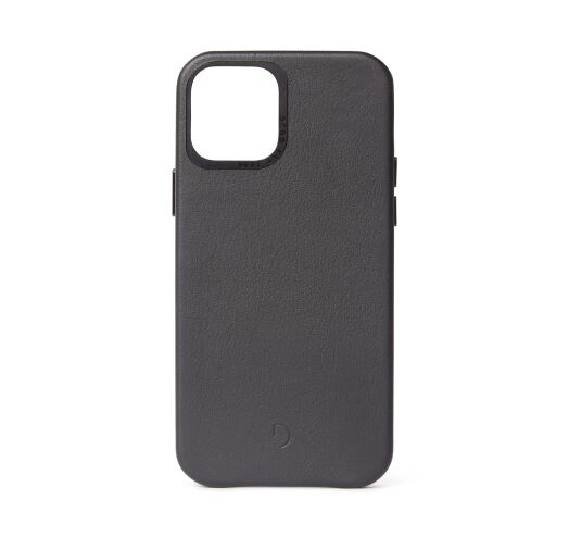 

Кожаный чехол Decoded Back Cover для iPhone 12 / Pro Black