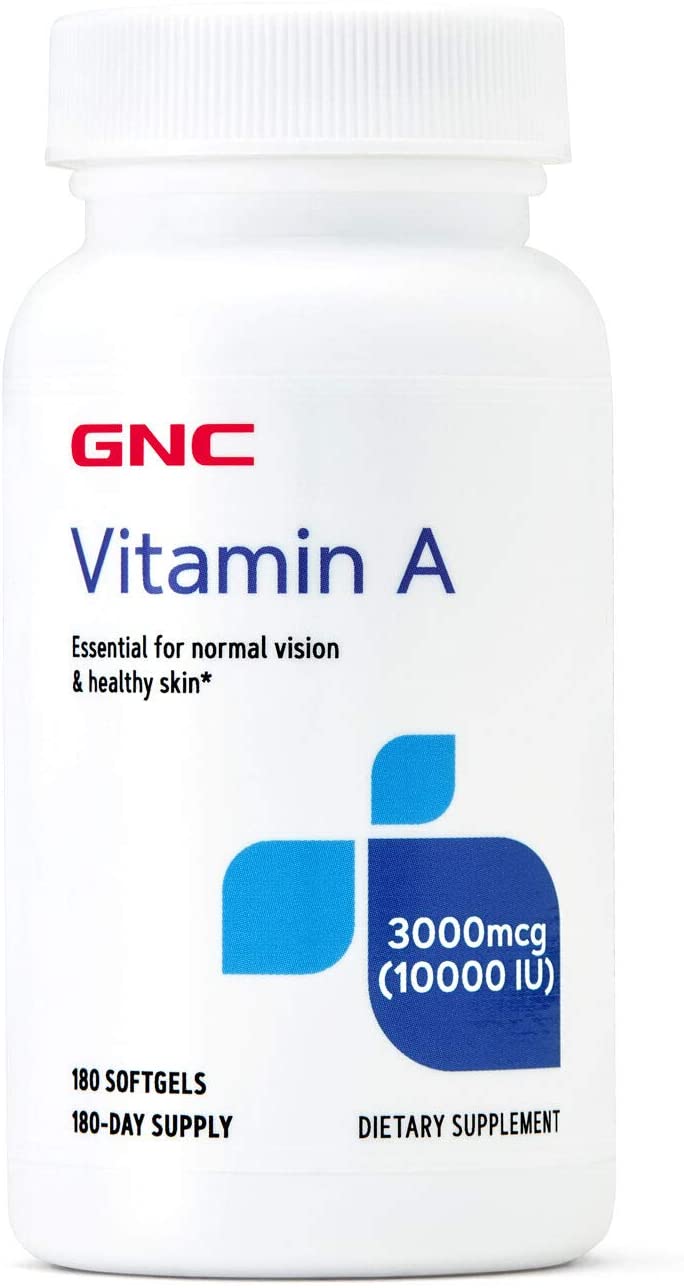

Витамины GNC Vitamin A 180 капсул (4384303315)