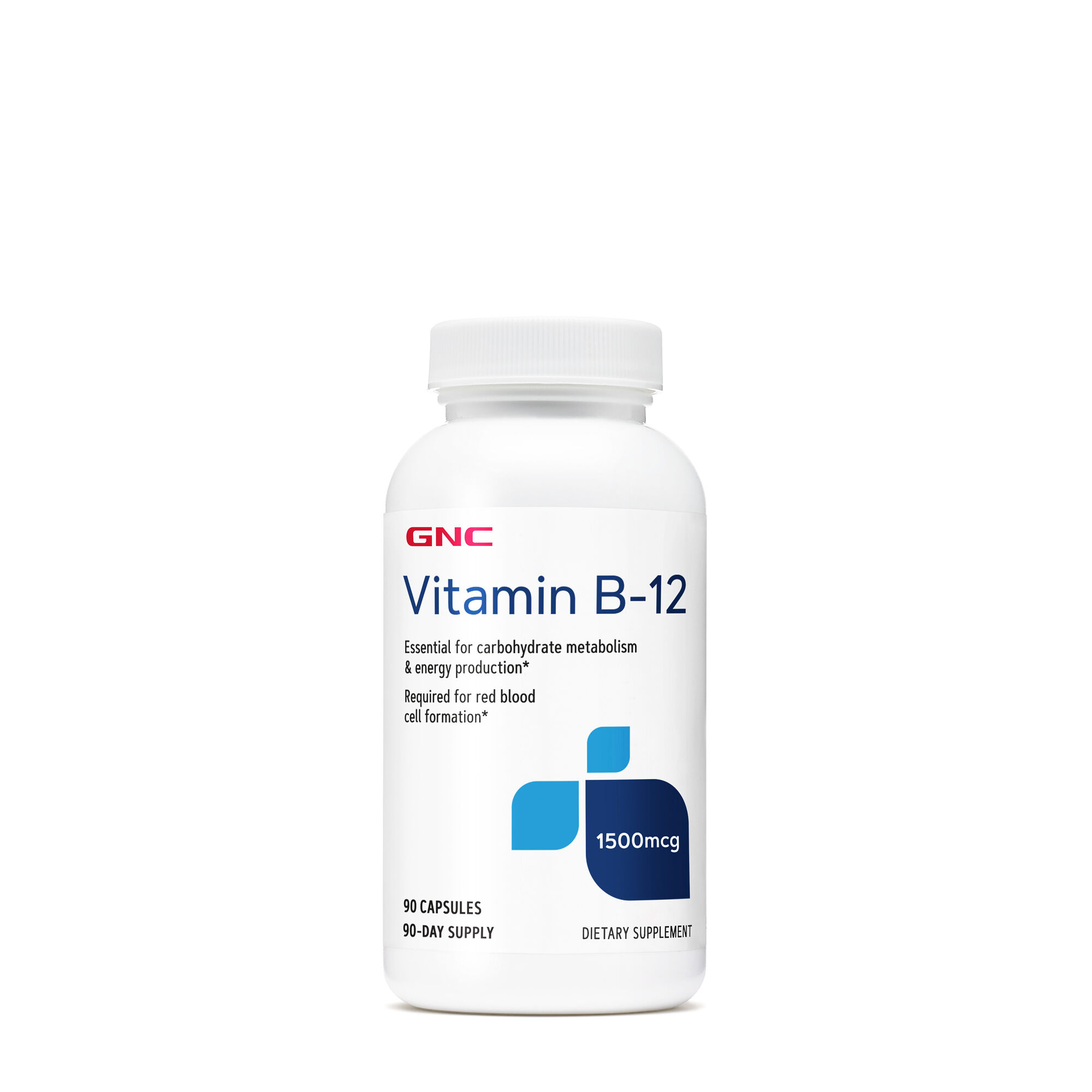 

Витамины GNC Vitamin B-12 1500 90 капсул (4384303303)