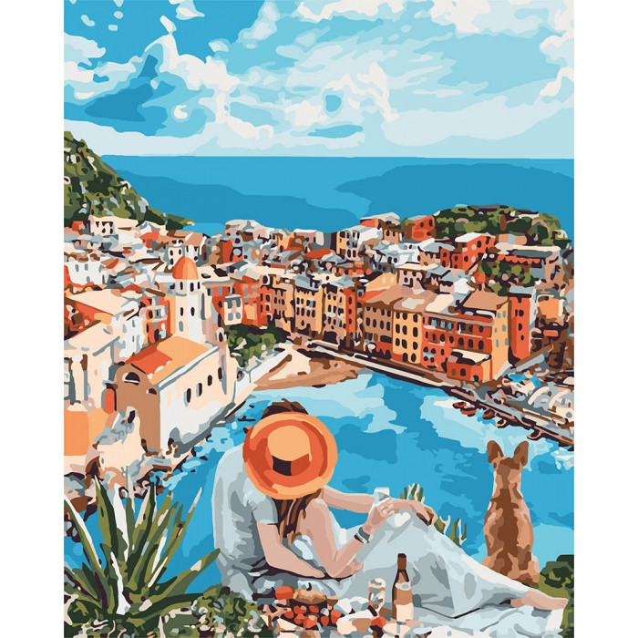 

Картина по номерам "Итальянская романтика" 40*50см KHO4647
