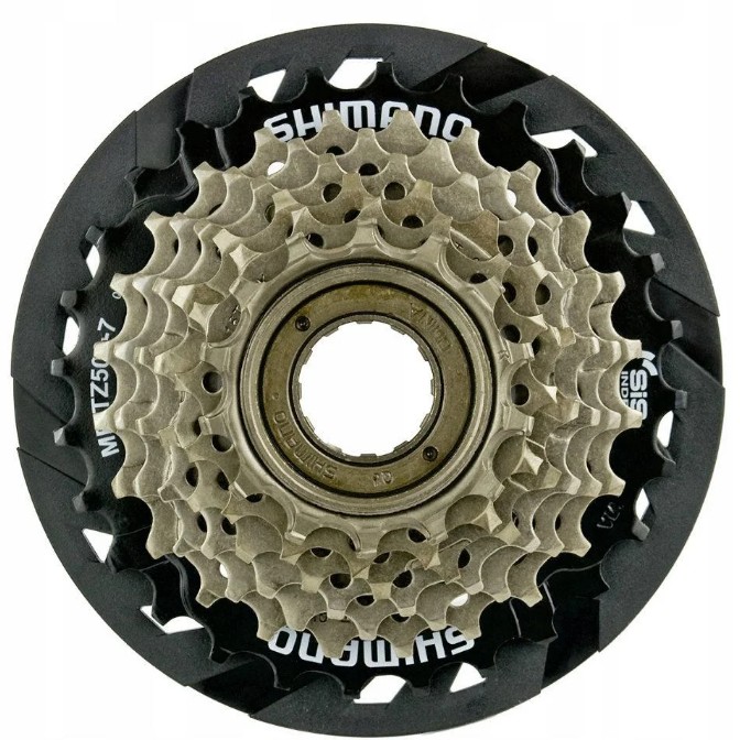 

Трещотка велосипедная Shimano MF-TZ500-7-CP spd. (14-28) защита