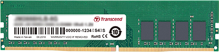 

Оперативная память Transcend JetRam DDR4-2666 4096MB PC4-21300 (JM2666HLH-4G) (JN63JM2666HLH-4G)