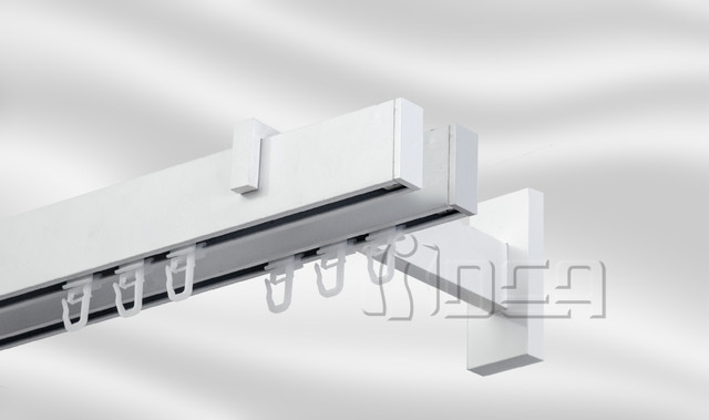 

Карниз двойной Square Line 350 см. Белый Финал Заглушка