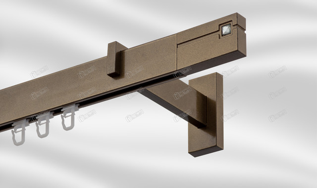 

Карниз одинарный Square Line 160 см. Антик Финал Квадро с белым камнем