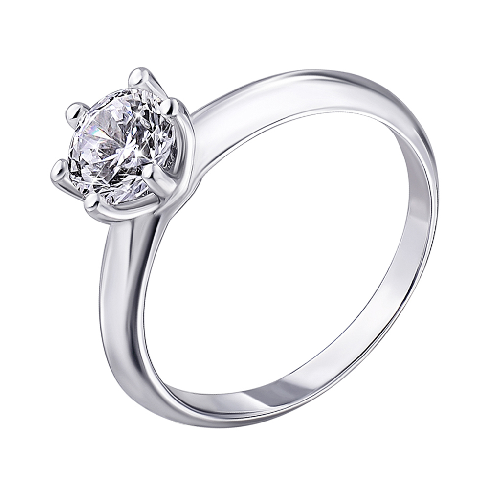 

Серебряное кольцо с цирконием 000139909 17 размера