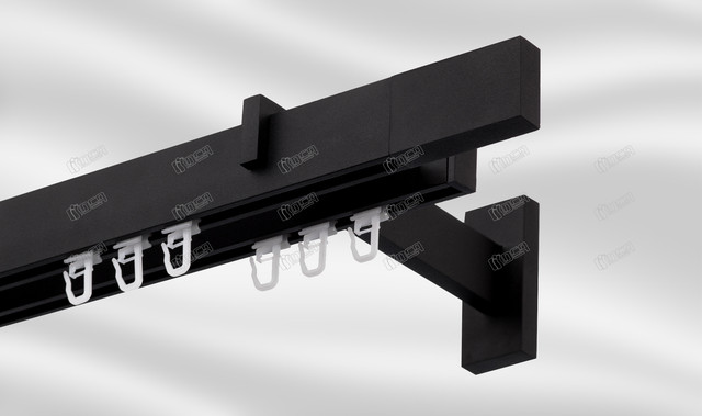 

Карниз двойной Square Line 160 см. Чёрный Финал Квадро