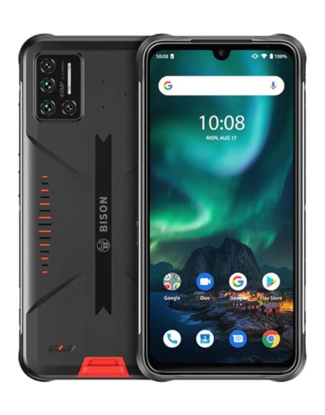 

Защищенный смартфон Umidigi Bison 8/128Gb Black-Red
