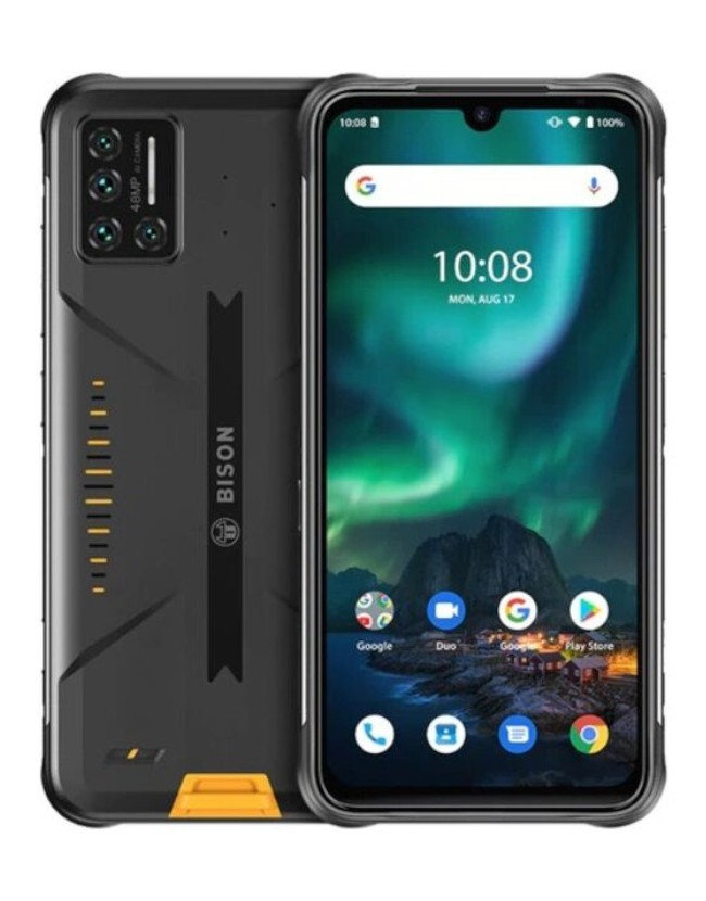 

Защищенный смартфон Umidigi Bison 8/128Gb Black-Yellow