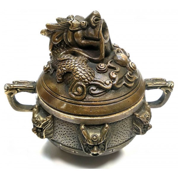 

Курительница бронзовая "Дракон" (9,5х10х8 см) 32045
