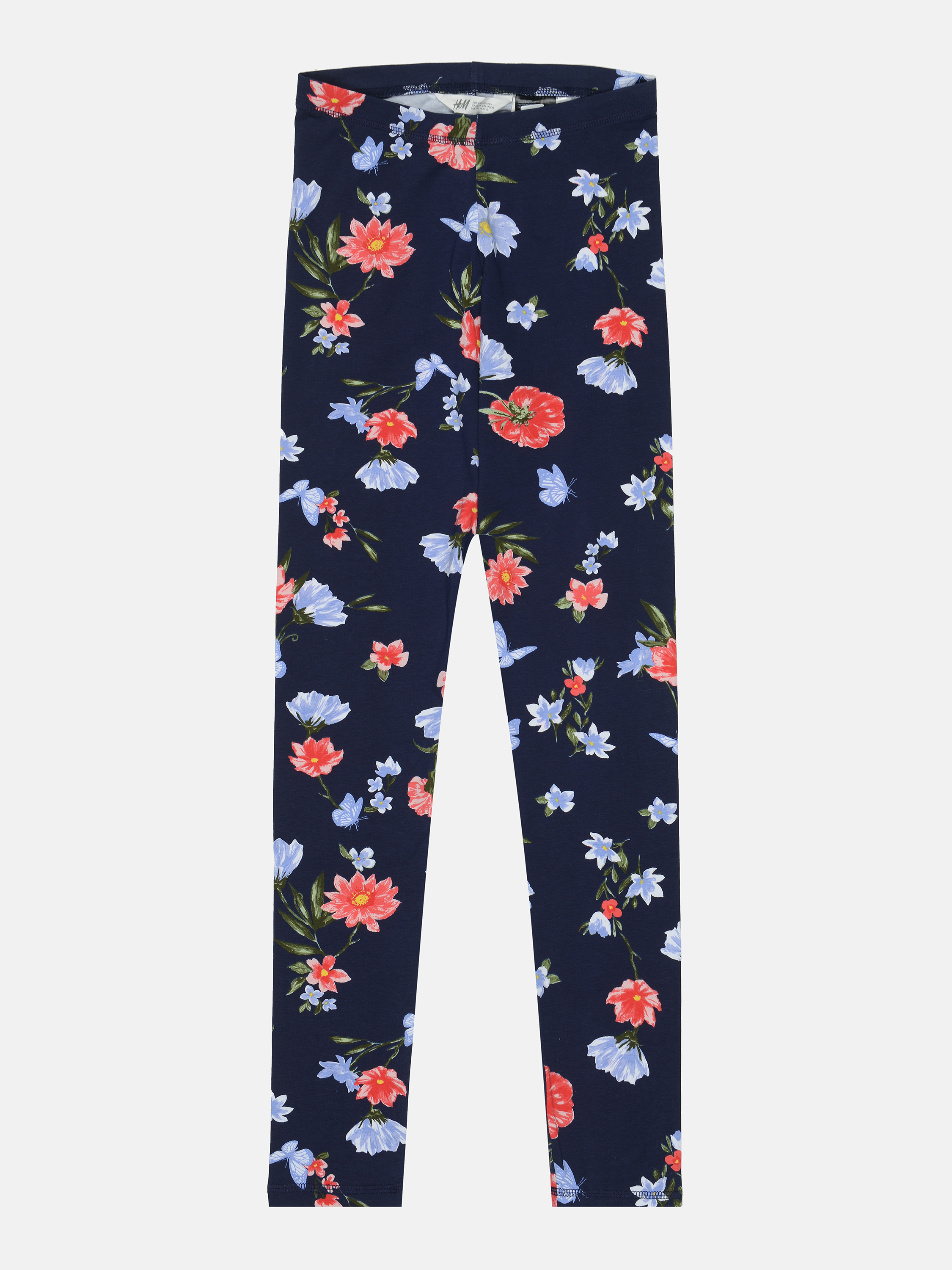 

Леггинсы H&M 170см темно синий цветы 20281986015
