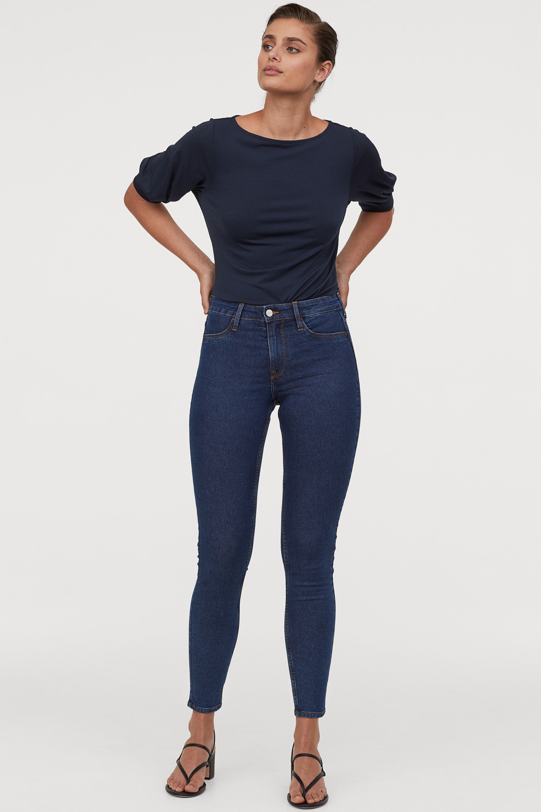

Джинсы H&M  темно синий 3992569, Джинсы H&M 25 темно синий 3992569