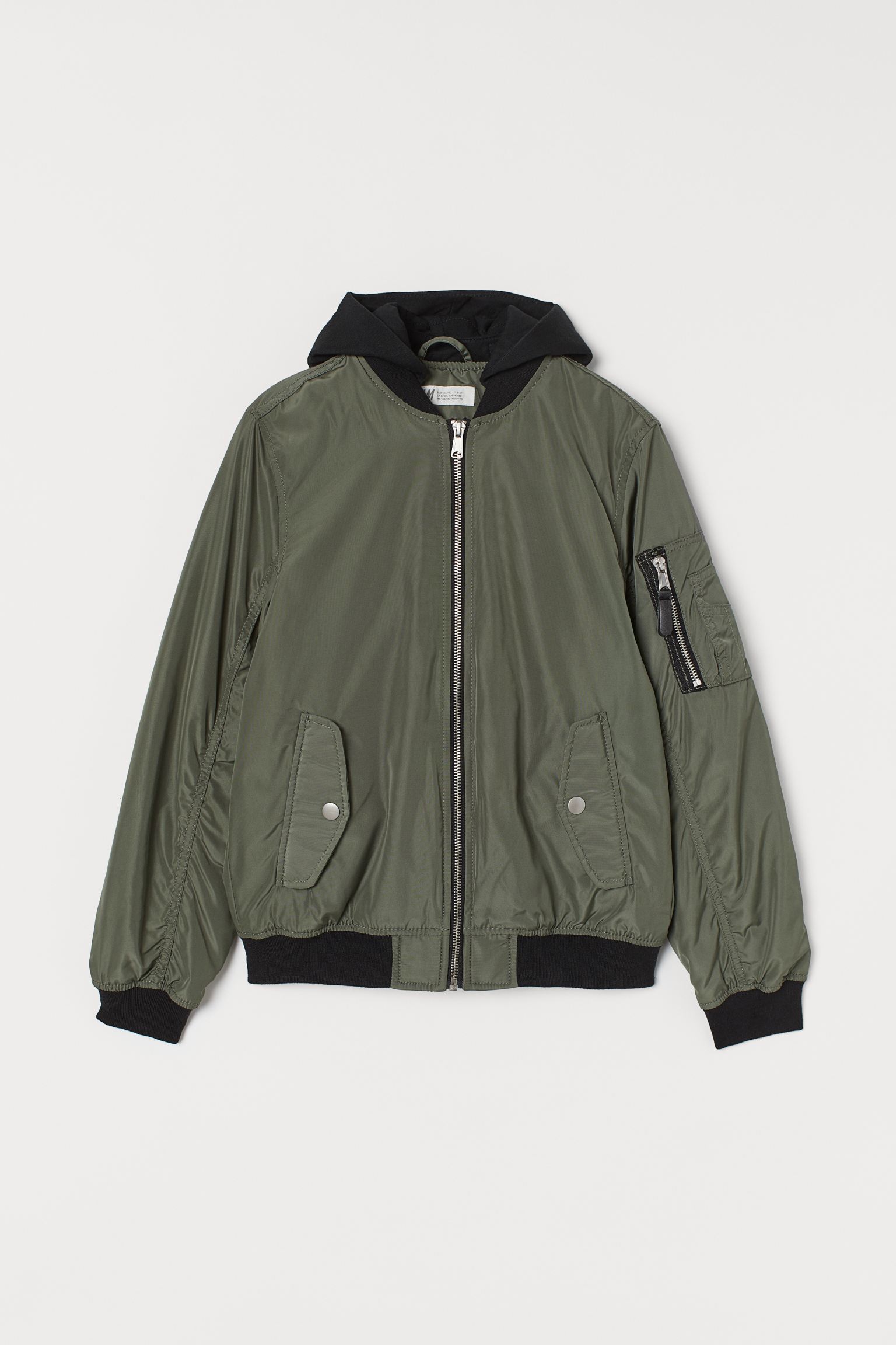 

Бомбер H&M 158 164см зеленый хаки 28048091411