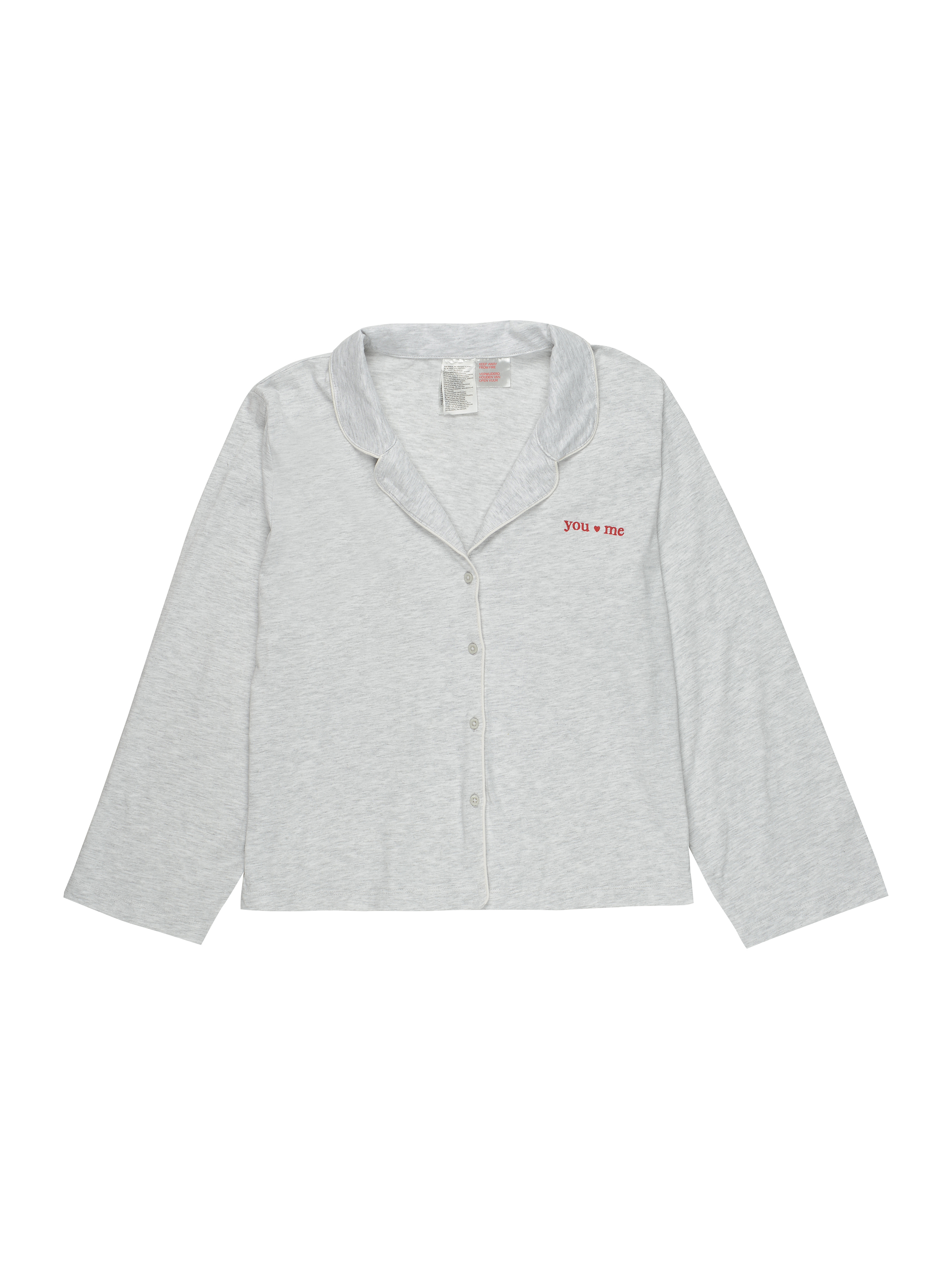 

Кофта для сна H&M L светло серый 290182239612