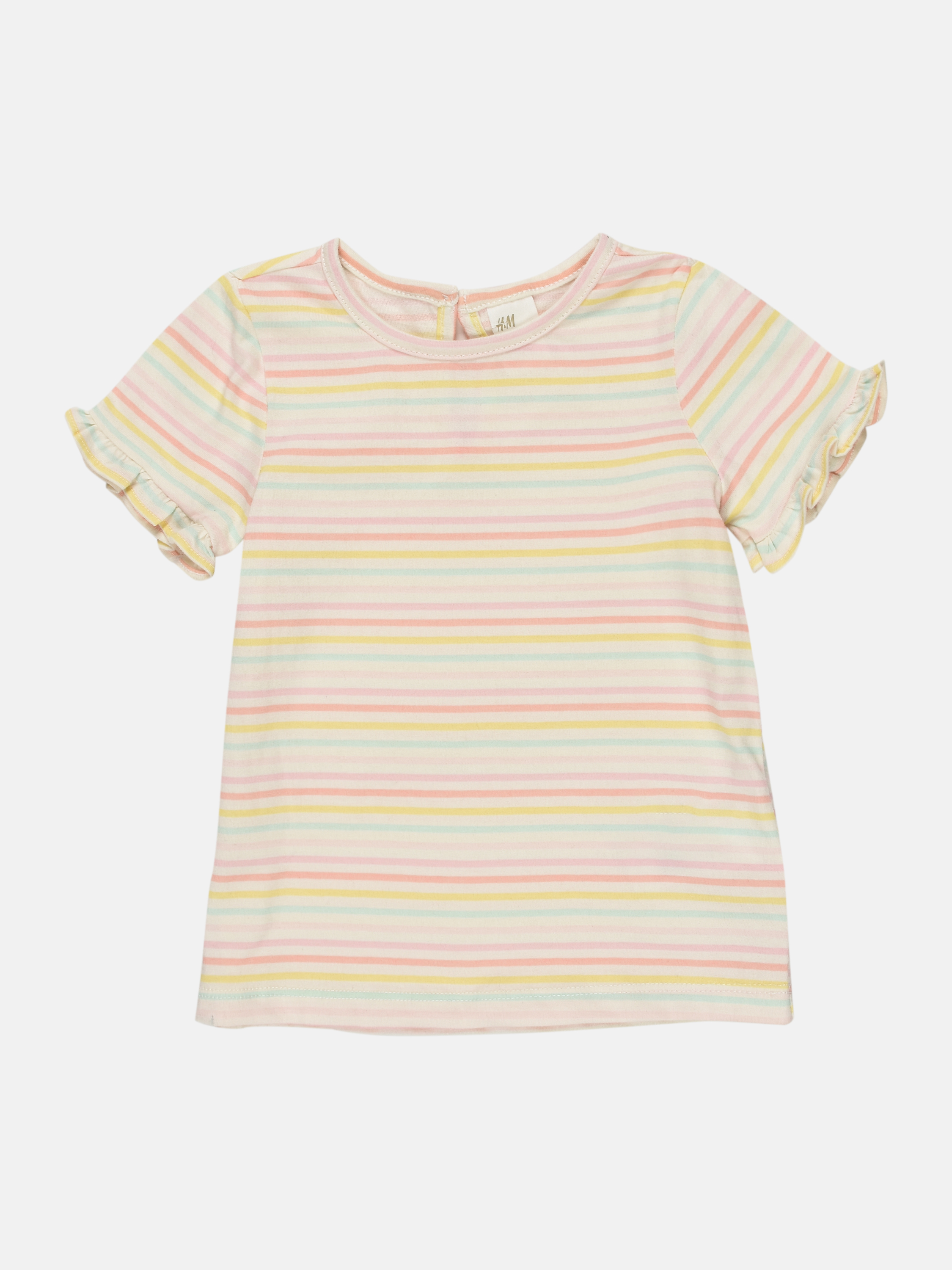 

Футболка H&M 80см белый полоска 200185639412