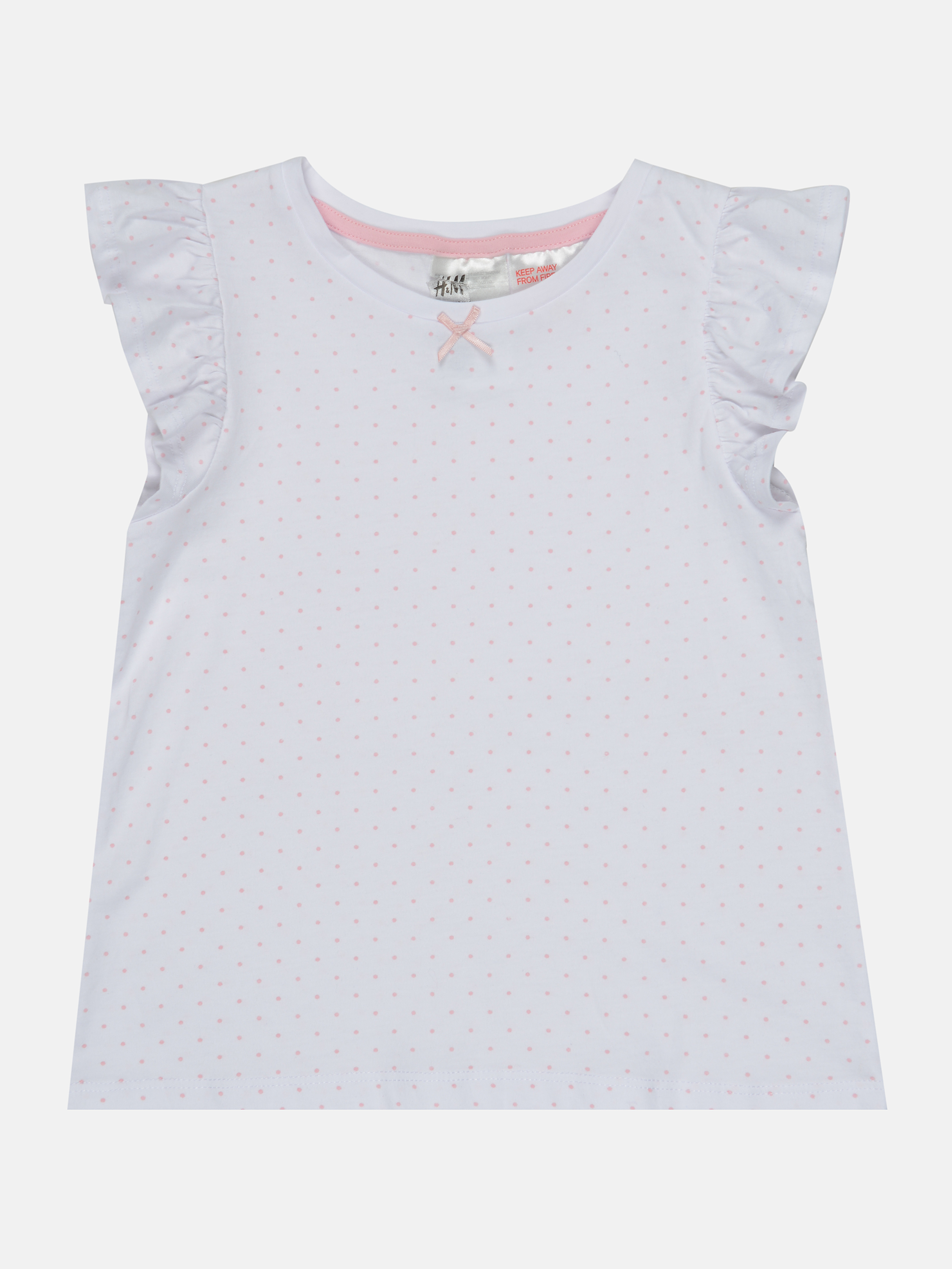 

Футболка для сна H&M 110 116см белый горошек 50270464602