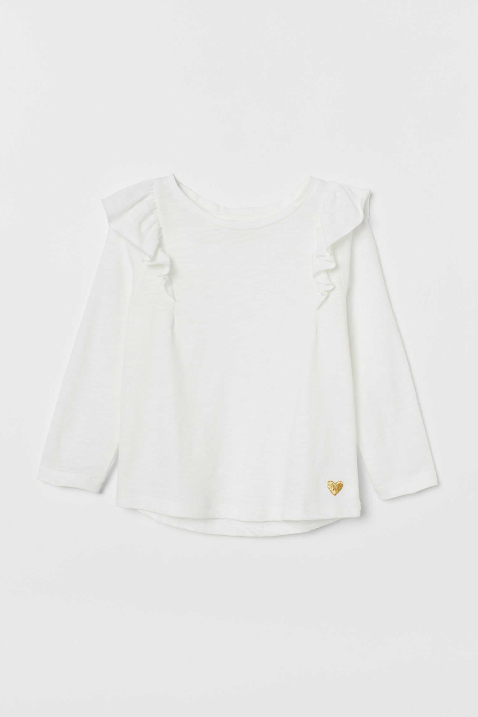 

Лонгслив H&M 92см белый 25048139010