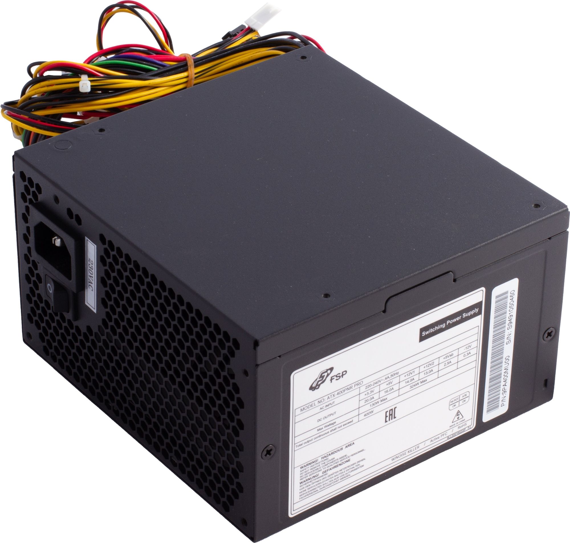 

Блок питания FSP 400W (ATX-400PNR PRO)