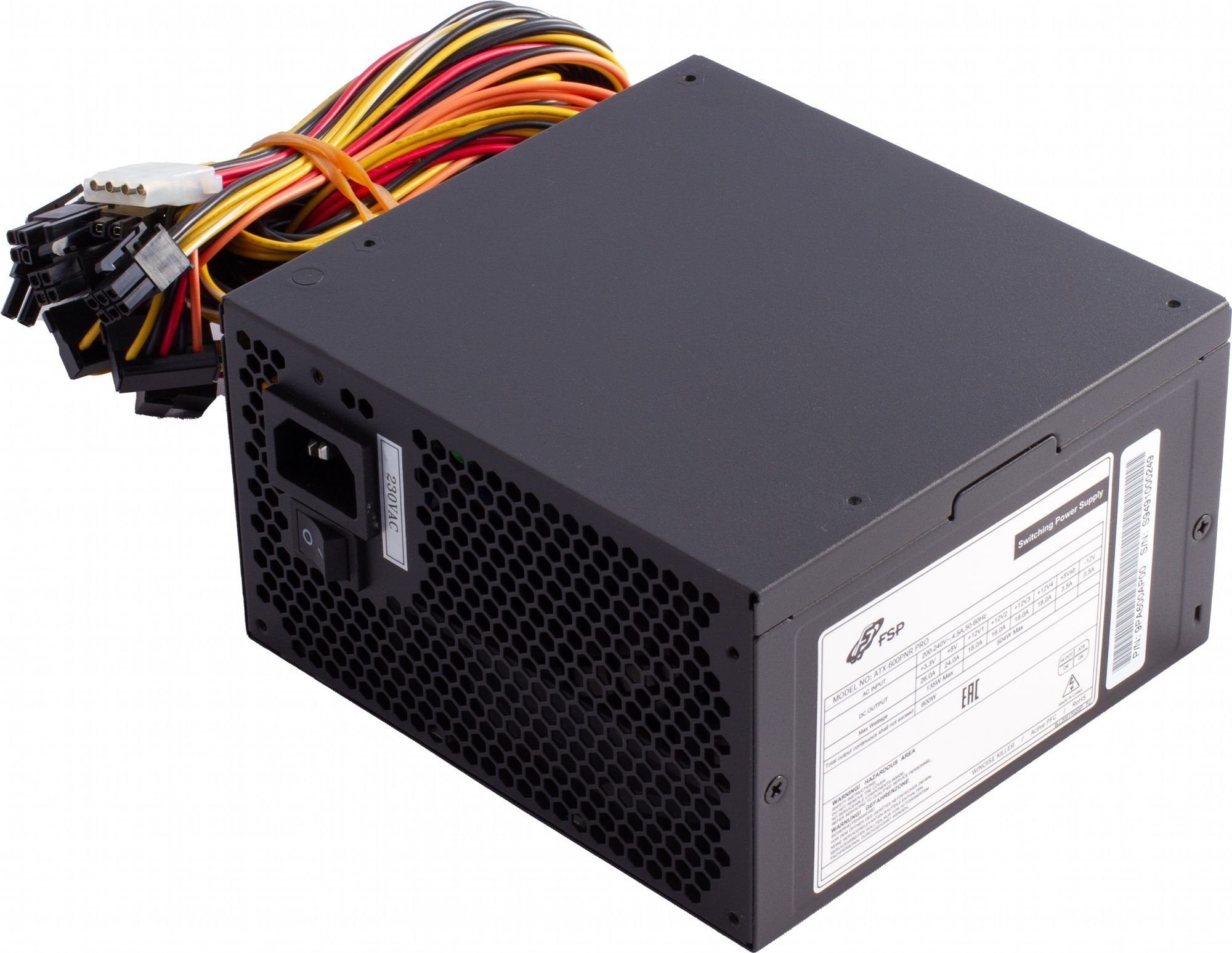 

Блок питания FSP 600W (ATX-600PNR PRO)