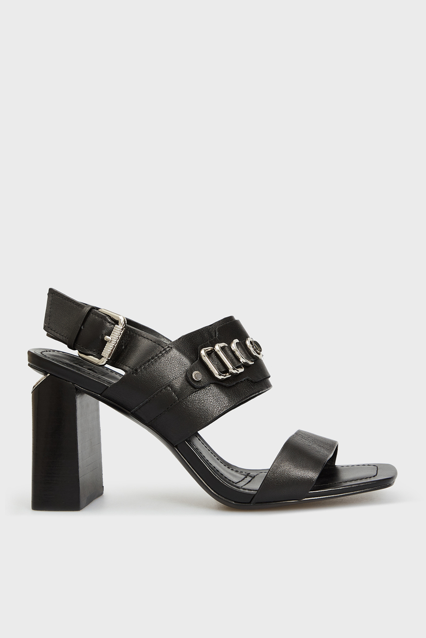 

Женские черные кожаные босоножки Zara PRPY 36 PRSDS01014W