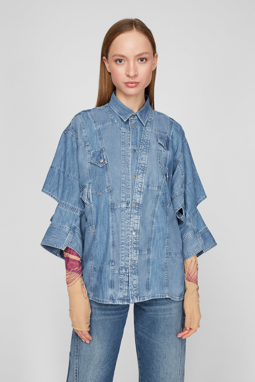 

Женская синяя джинсовая рубашка DE-RINGLE-MM-SP SHIRT Diesel M A04520 0CBBR