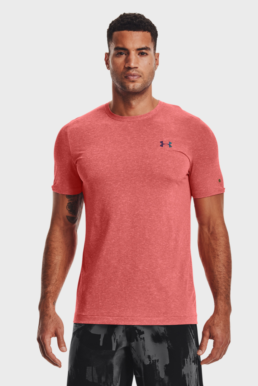 

Мужская коралловая футболка UA Rush Seamless Under Armour XXL 1361130-690