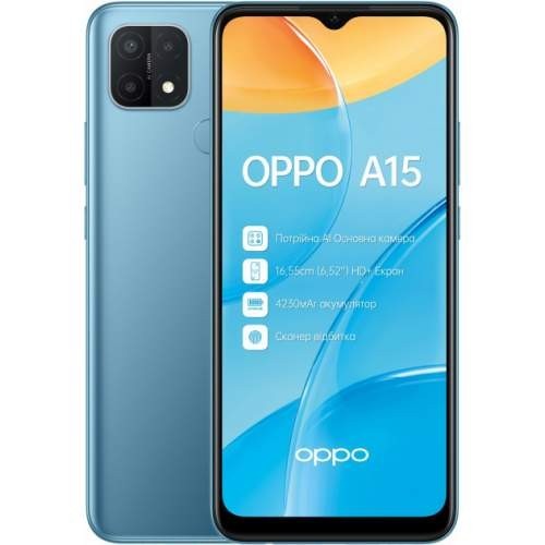 

Смартфон OPPO A15 2/32 Blue