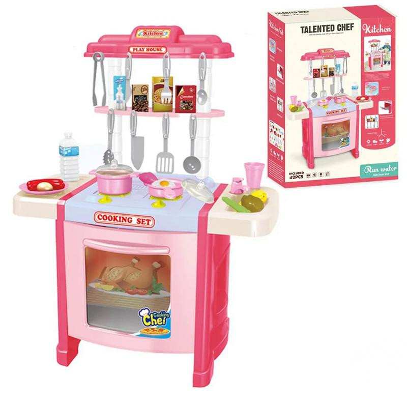 

Детская игровая кухня Bambi 922-15A розовая KTCH16629