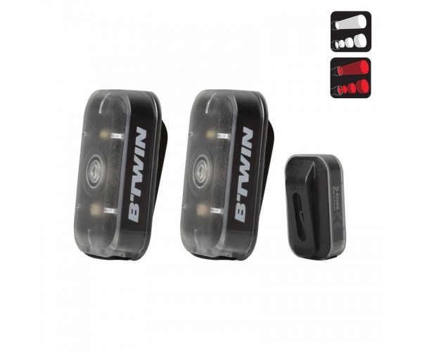 

КОМПЛЕКТ ФОНАРЕЙ (ПЕРЕДНИЙ/ЗАДНИЙ) С USB-РАЗЪЕМОМ ДЛЯ ВЕЛОСИПЕДА ST 500