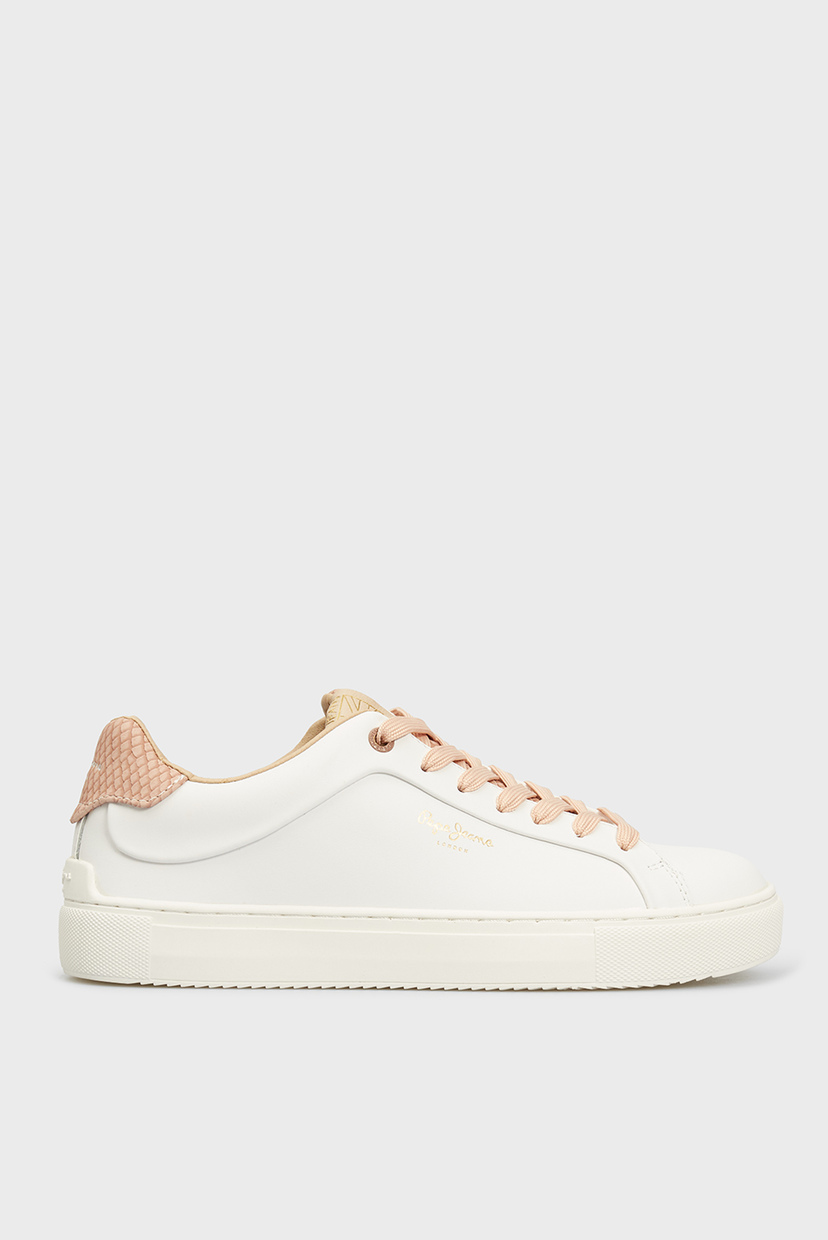 

Женские белые кожаные сникеры ADAMS DASS Pepe Jeans 37 PLS31157