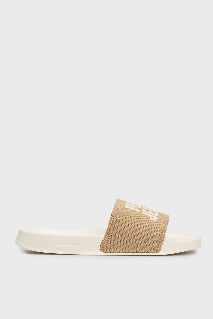 

Женские бежевые слайдеры SLIDER KNIT Pepe Jeans 36 PLS70100