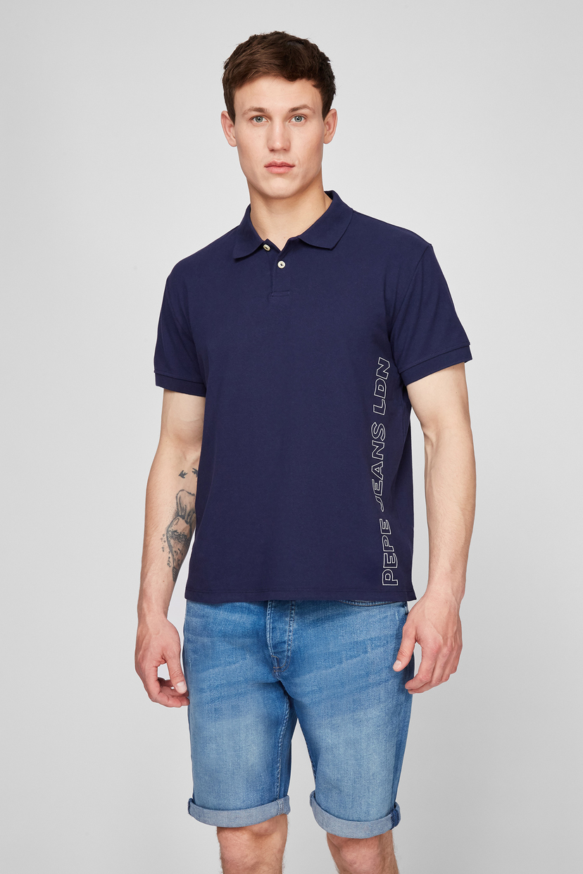 

Мужское темно-синее поло BENSON Pepe Jeans XXL PM541674