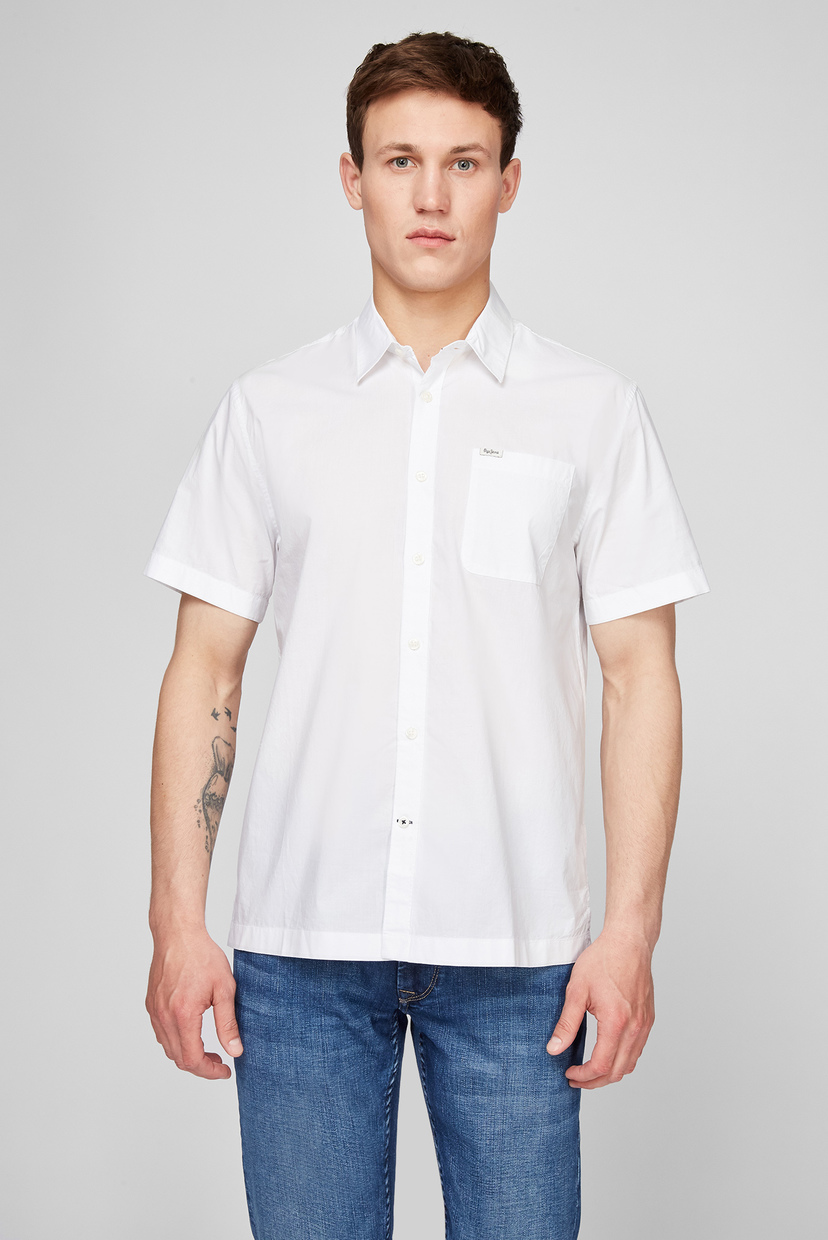 

Мужская белая рубашка SETH Pepe Jeans M PM307081