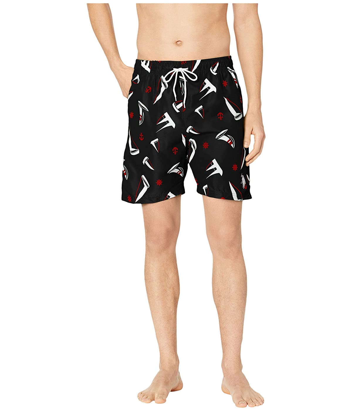 

Шорты для плавания U.S. POLO Sailboat Swim Shorts Black, XL (50)