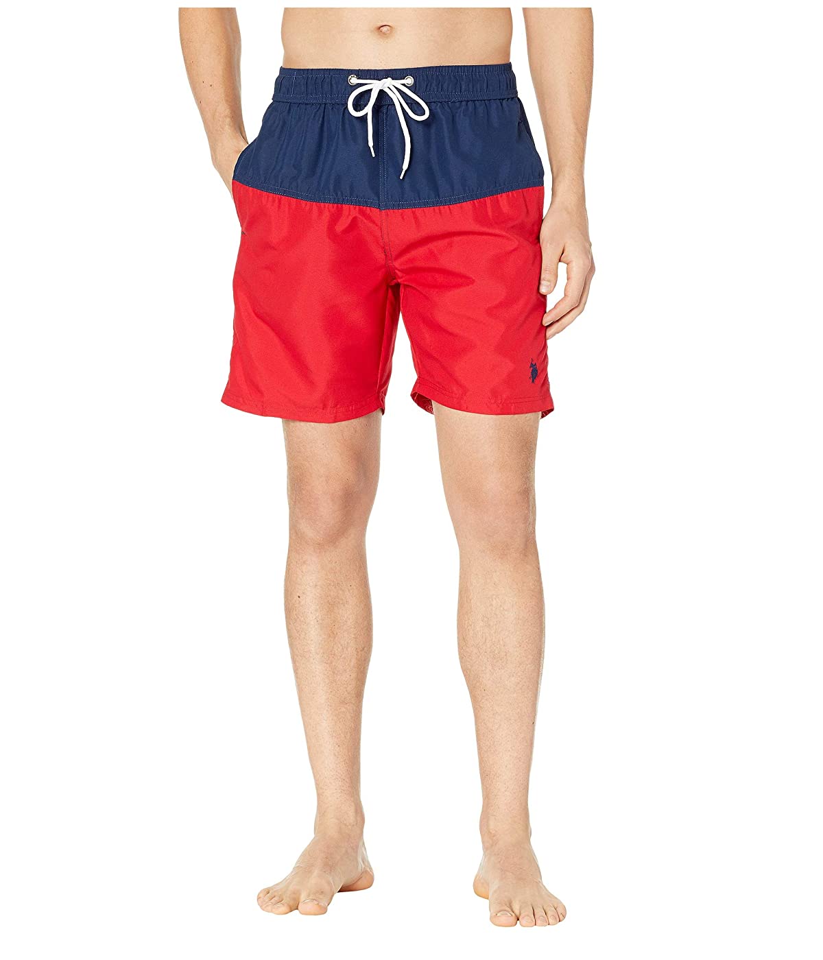 

Шорты для плавания U.S. POLO Color Block Swim Shorts Engine Red, XXL (52)