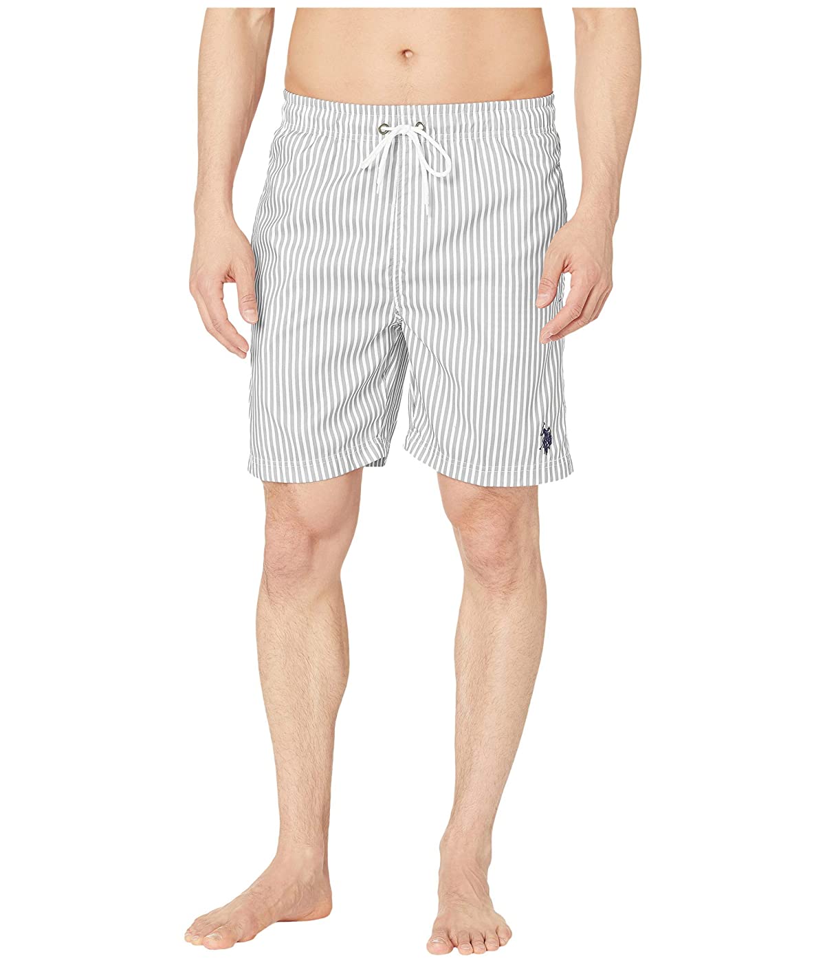 

Шорты для плавания U.S. POLO Vertical Stripe Swim Shorts Vapor Grey, L (48)
