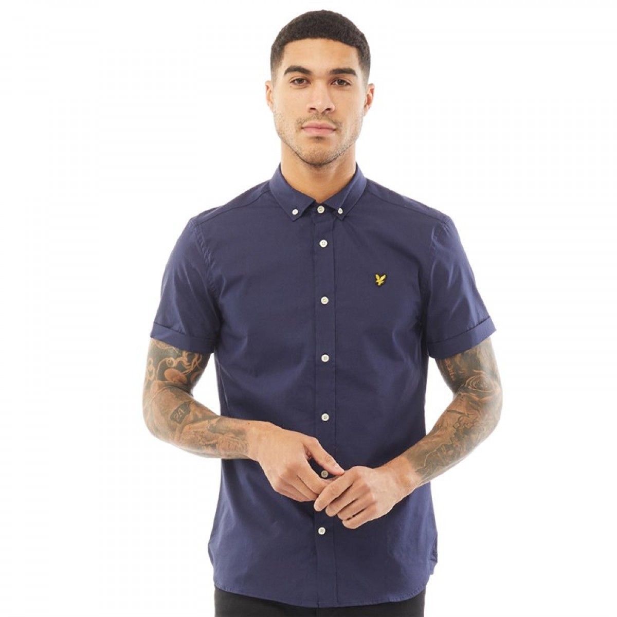 

Рубашка Lyle And Scott Vintage Short Sleeve Slim Stretch Poplin Shirt Navy Navy,  (44, Рубашка Lyle And Scott Vintage Short Sleeve Slim Stretch Poplin Shirt Navy Navy, S (44)