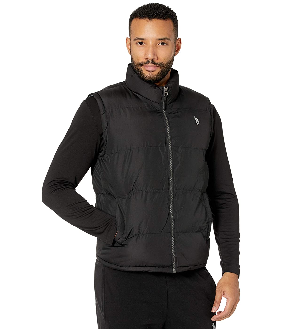 

Жилет утепленный U.S. POLO Signature Vest Black, M (46)